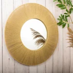 Handwoven Jute Rope Decorative Wall Mirror