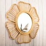 Natural Rattan Decorative Wall Mirror