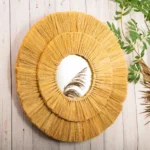 Moonj Grass Decorative Wall Mirror