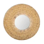 Natural Seagrass Wall Mirror (Style 2) - Image 3